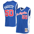 Choea LA.Clippers #50 Corey Maggette Mitchell & Ness Royal 2002-2003 Hardwood Classics Swingman Stitched Jerseys