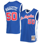 Choea LA.Clippers #50 Corey Maggette Mitchell & Ness Royal 2002-2003 Hardwood Classics Swingman Stitched Jerseys