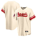 Choea LA.Angels Cream City Connect Home Blank Player Stitched Jerseys