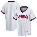 Choea LA.Angels White T-shirt Home Game Blank Player Stitched Jerseys