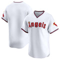 Choea LA.Angels White T-shirt Home Limited Blank Player Stitched Jerseys