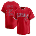 Choea LA.Angels #12 Jorge Soler Player Red Home Limited Stitched Jerseys