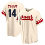 Choea LA.Angels #14 Logan O'Hoppe Player Cream City Connect Home Stitched Jerseys