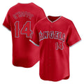 Choea LA.Angels #14 Logan O'Hoppe Player Red Home Limited Stitched Jerseys
