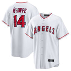 Choea LA.Angels #14 Logan O'Hoppe Player White Home Game Stitched Jerseys
