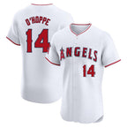 Choea LA.Angels #14 Logan O'Hoppe Player White Limited Elite Stitched Home Jerseys