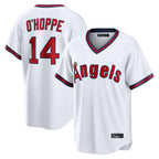 Choea LA.Angels #14 Logan O'Hoppe Player White T-shirt Home Game Stitched Jerseys