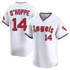 Choea LA.Angels #14 Logan O'Hoppe Player White T-shirt Home Limited Stitched Jerseys