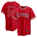 Choea LA.Angels #16 Yusei Kikuchi Player Red Home Game Stitched Jerseys