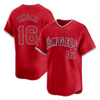 Choea LA.Angels #16 Yusei Kikuchi Player Red Home Limited Stitched Jerseys