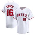 Choea LA.Angels #16 Yusei Kikuchi Player White Limited Home Stitched Jerseys