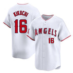 Choea LA.Angels #16 Yusei Kikuchi Player White Limited Home Stitched Jerseys