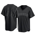 Choea LA.Angels #44 Ben Joyce Player Black Pitch Fashion T-shirt Stitched Jerseys