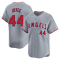 Choea LA.Angels #44 Ben Joyce Player Gray Home Limited Stitched Jerseys