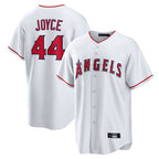 Choea LA.Angels #44 Ben Joyce Player White Home Game Stitched Jerseys