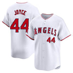 Choea LA.Angels #44 Ben Joyce Player White Limited Home Stitched Jerseys