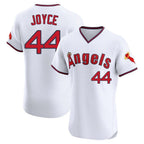 Choea LA.Angels #44 Ben Joyce Player White T-shirt Home Limited Elite Stitched Jerseys