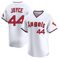 Choea LA.Angels #44 Ben Joyce Player White T-shirt Home Limited Stitched Jerseys