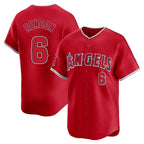 Choea LA.Angels #6 Anthony Rendon Player Red Home Limited Stitched Jerseys
