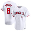 Choea LA.Angels #6 Anthony Rendon Player White Limited Home Stitched Jerseys