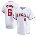 Choea LA.Angels #6 Anthony Rendon Player White Limited Home Stitched Jerseys