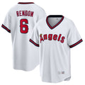 Choea LA.Angels #6 Anthony Rendon Player White T-shirt Home Game Stitched Jerseys