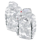 Choea LA.Chargers Arctic Camo Salute to Service Hoodies Limited Game Blank Player Stitched Jerseys