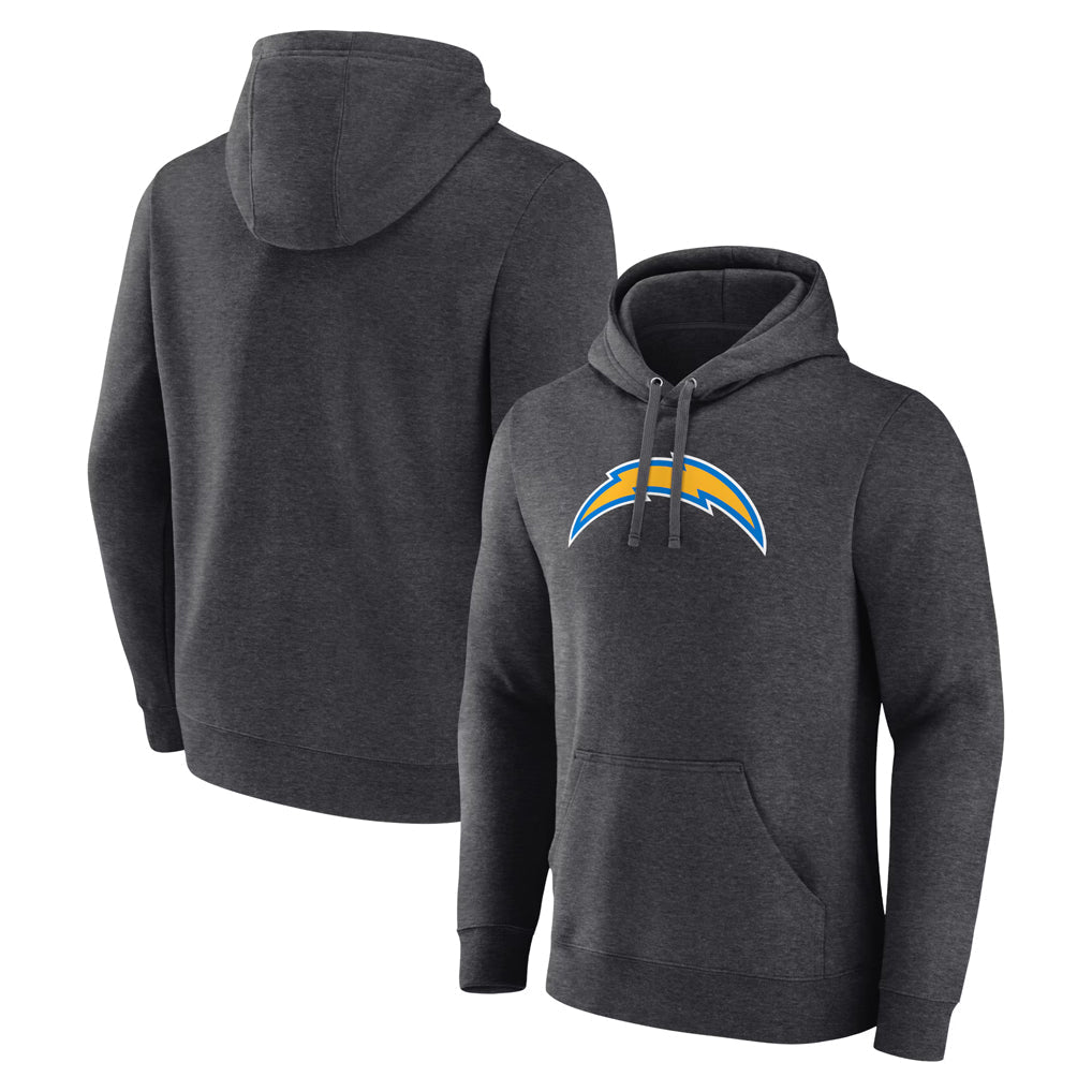 Choea LA.Chargers Gray Pullover Hoodies Home Game Blank Player Stitched Jerseys