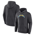 Choea LA.Chargers Gray Pullover Hoodies Home Game Blank Player Stitched Jerseys