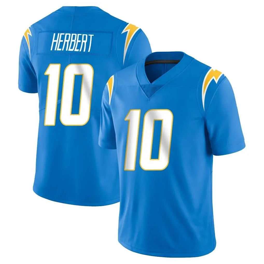 Choea LA.Chargers #10 Justin Herbert Player Blue Limited Vapor Untouchable Home Game Stitched Jerseys