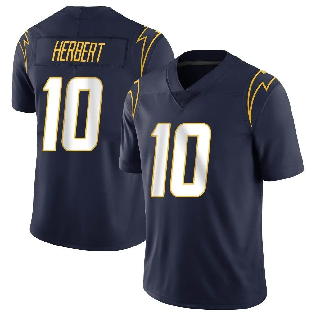 Choea LA.Chargers #10 Justin Herbert Player Navy Limited Vapor Untouchable Home Game Stitched Jerseys
