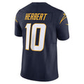 Choea LA.Chargers #10 Justin Herbert Player Navy Vapor F.U.S.E. Limited Stitched Jerseys