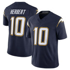 Choea LA.Chargers #10 Justin Herbert Player Navy Vapor F.U.S.E. Limited Home Game Stitched Jerseys
