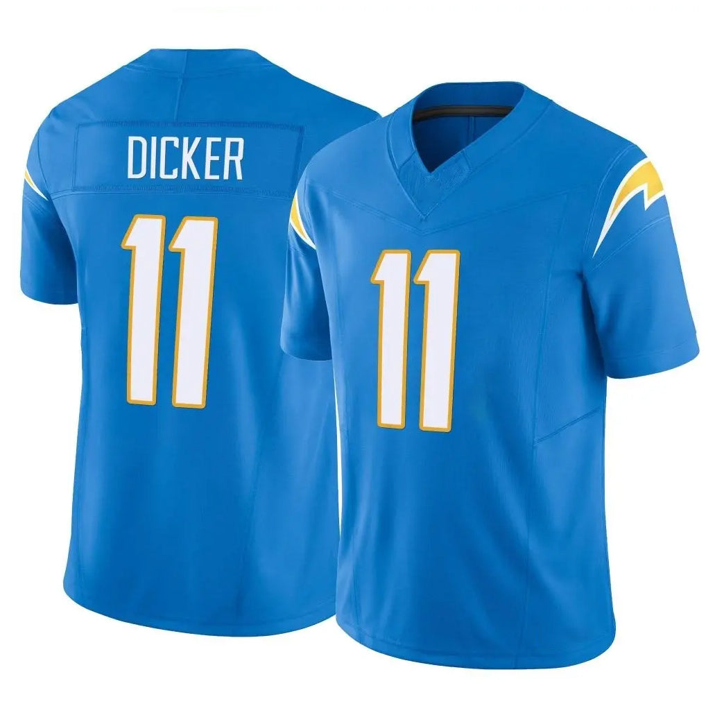 Choea LA.Chargers #11 Cameron Dicker Player Blue Limited Vapor F.U.S.E. Home Game Stitched Jerseys