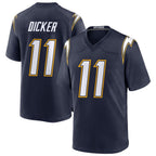 Choea LA.Chargers #11 Cameron Dicker Player Navy Alternate Home Game Stitched Jerseys