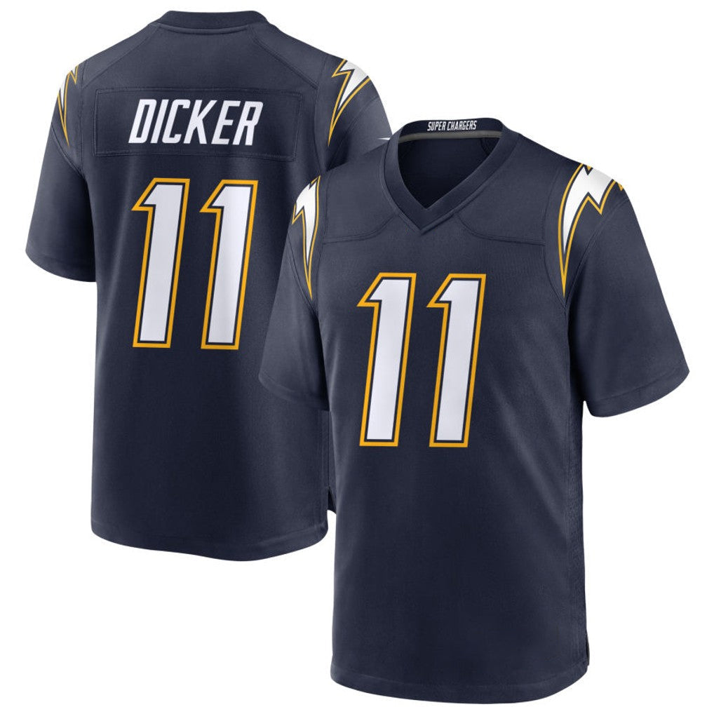 Choea LA.Chargers #11 Cameron Dicker Player Navy Alternate Home Game Stitched Jerseys