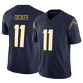 Choea LA.Chargers #11 Cameron Dicker Player Navy Limited Vapor F.U.S.E. Home Game Stitched Jerseys