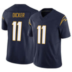 Choea LA.Chargers #11 Cameron Dicker Player Navy Limited Vapor F.U.S.E. Home Game Stitched Jerseys
