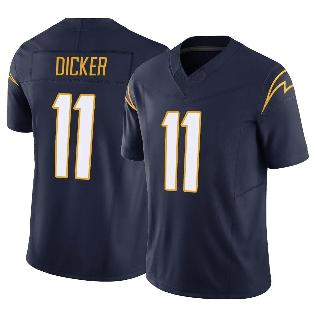 Choea LA.Chargers #11 Cameron Dicker Player Navy Limited Vapor F.U.S.E. Home Game Stitched Jerseys