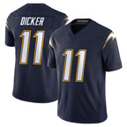 Choea LA.Chargers #11 Cameron Dicker Player Navy Vapor F.U.S.E. Limited Home Game Stitched Jerseys