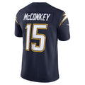 Choea LA.Chargers #15 Ladd McConkey Navy Vapor F.U.S.E. Limited Stitched Jerseys