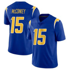 Choea LA.Chargers #15 Ladd McConkey Player Royal Limited Vapor Home Game Stitched Jerseys