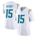 Choea LA.Chargers #15 Ladd McConkey Player White Limited Vapor Untouchable Home Game Stitched Jerseys