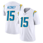 Choea LA.Chargers #15 Ladd McConkey Player White Limited Vapor Untouchable Home Game Stitched Jerseys