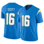 Choea LA.Chargers #16 J.K. Scott Player Blue Limited Vapor F.U.S.E. Home Game Stitched Jerseys