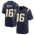 Choea LA.Chargers #16 J.K. Scott Player Navy Alternate Home Game Stitched Jerseys