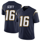 Choea LA.Chargers #16 J.K. Scott Player Navy Vapor F.U.S.E. Limited Home Game Stitched Jerseys