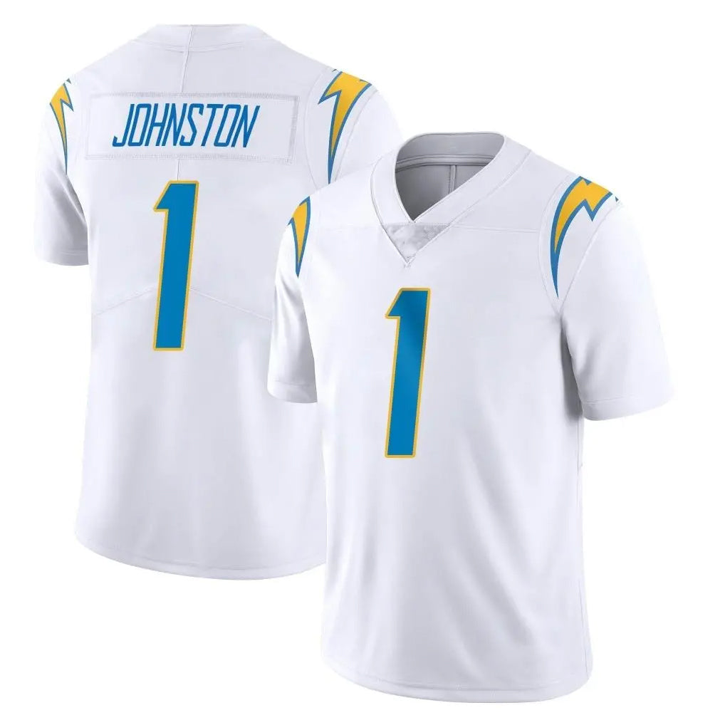 Choea LA.Chargers #1 Quentin Johnston Player White Limited Vapor Untouchable Home Game Stitched Jerseys