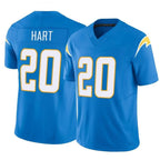 Choea LA.Chargers #20 Cam Hart Player Blue Limited Vapor F.U.S.E. Home Game Stitched Jerseys