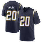 Choea LA.Chargers #20 Cam Hart Player Navy Alternate Home Game Stitched Jerseys